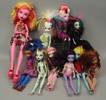 Monster High dockor ,10 st, Mattel, bl.a Freak du Chic Gooliope Jellington.