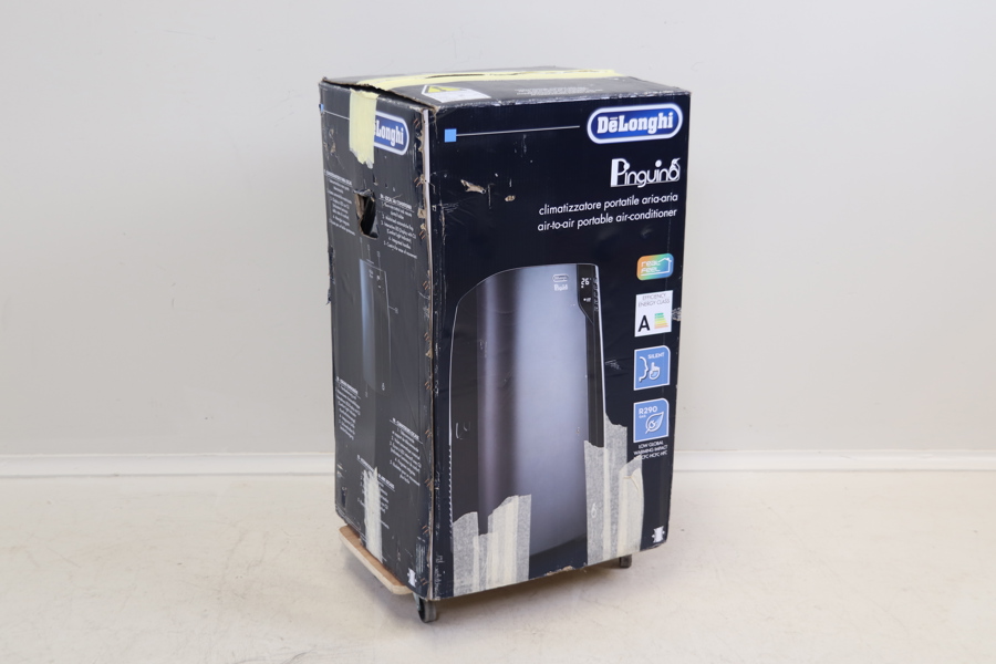 Luftkonditionering, bärbar, fjärrkontroll, De'Longhi Pinguino Silent.