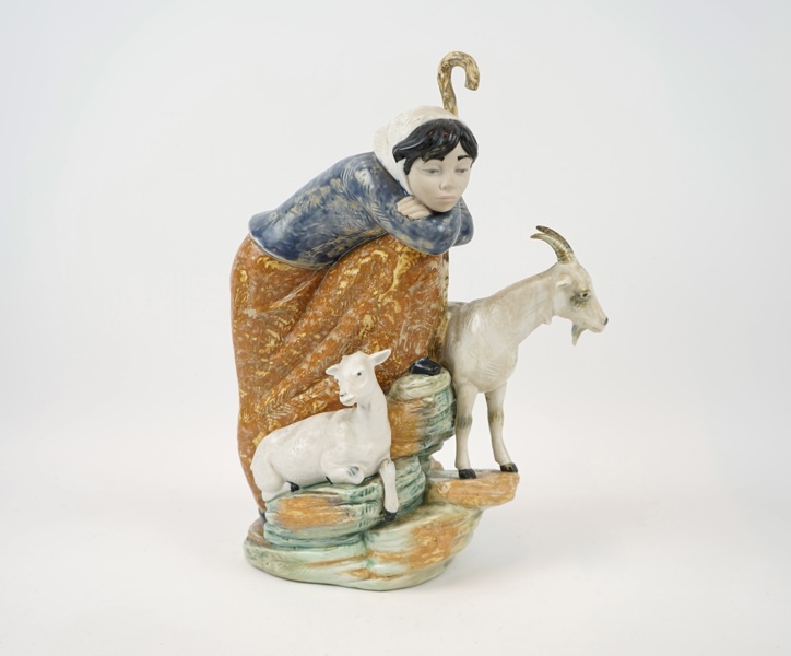 Figurin, porslin, Zaphir, Spanien.