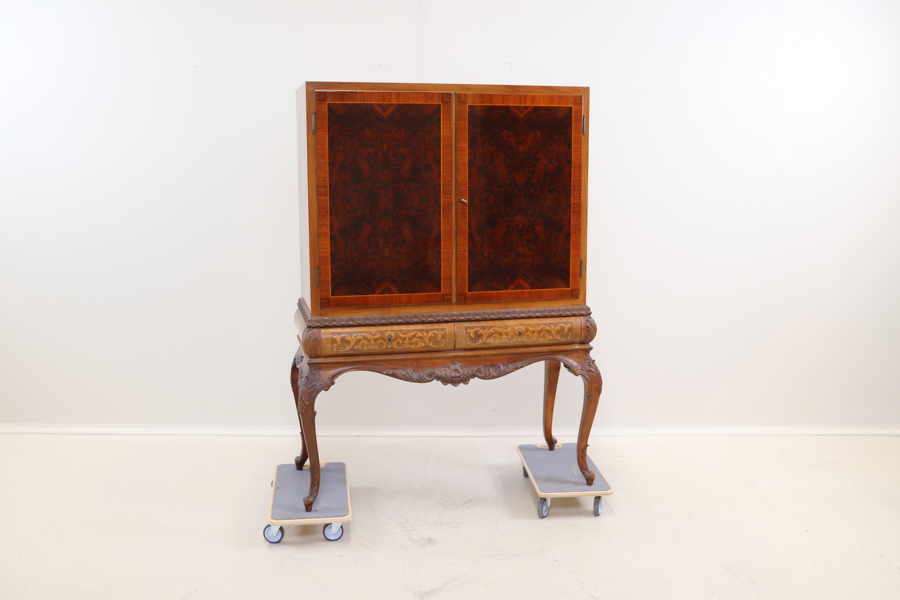 Bar-skrivskåp, 8 lådor, bok.