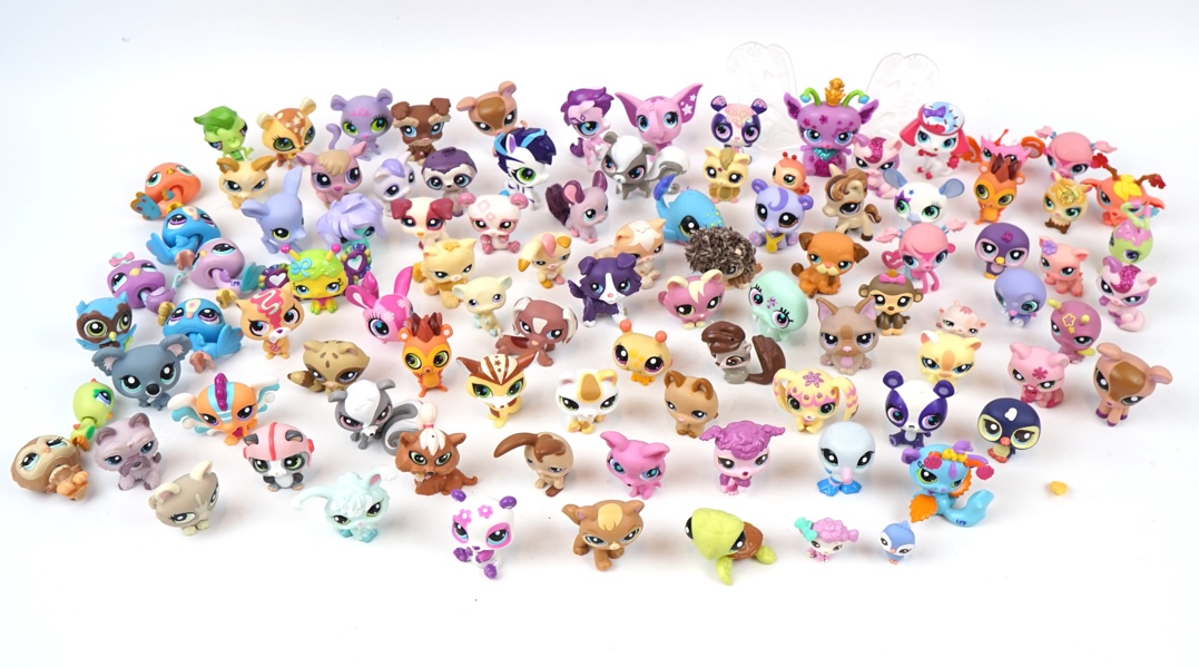 Littlest Pet Shop, leksaksfigurer, plast, ett parti, Hasbro.