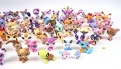 Littlest Pet Shop, leksaksfigurer, plast, ett parti, Hasbro.