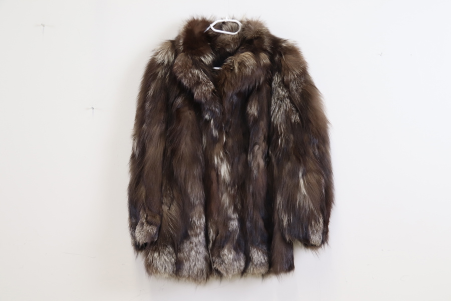 Pälsjacka, silverräv.