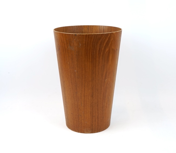 Papperskorg, teak, Serwex, 1960-tal.