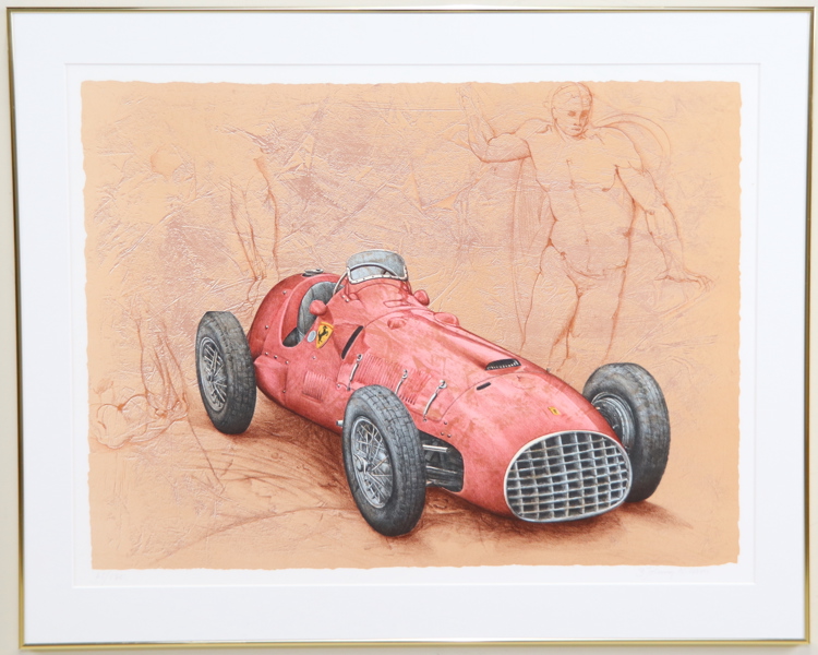 Bert Johnny Nilsson, litografi 65/130, signerad.