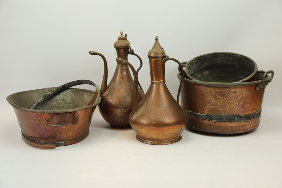 Kopparföremål, ett parti.