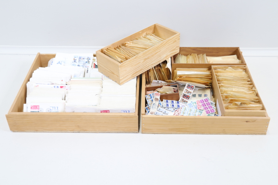 Förstadagsbrev m.m, ett parti.