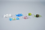Karameller, 5 st, glas, Murano.
