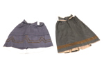 Kjolar, 2 st, ull, 1800/1900-tal.