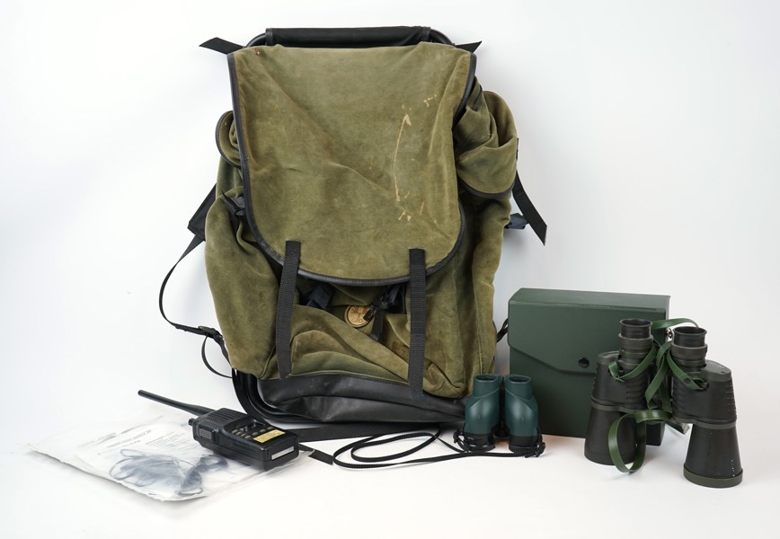 Jägarutrustning, ett parti.