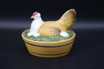 Ägghöna, porslin, Tyskland, 1900-tal.