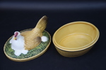 Ägghöna, porslin, Tyskland, 1900-tal.