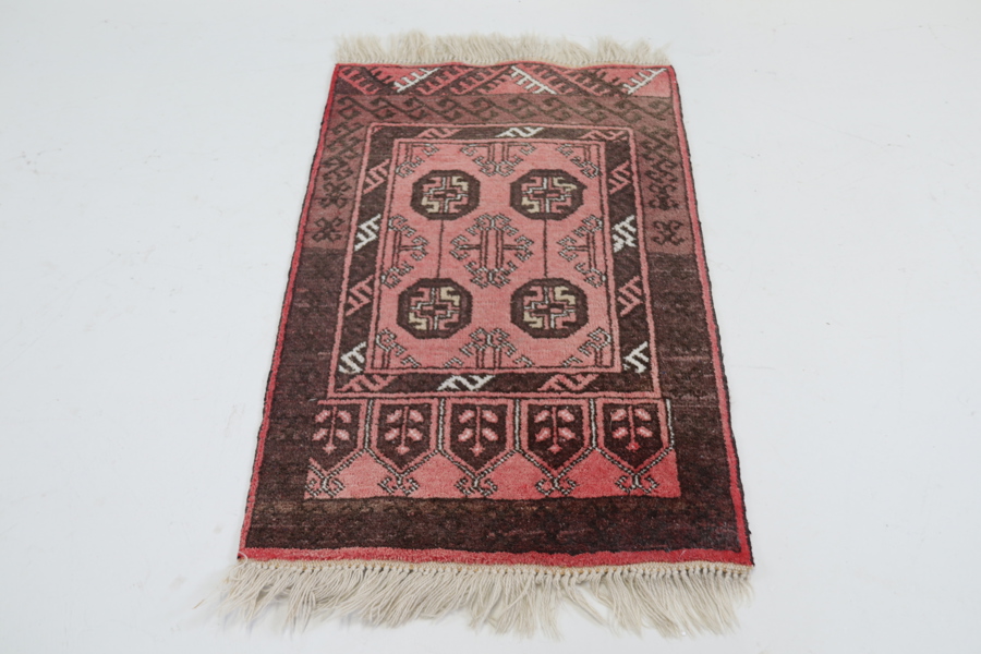 Matta, orientalisk, handknuten, ull.