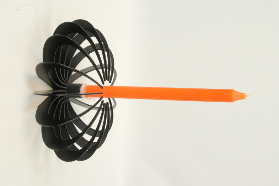 Alexander Lervik, ljusstake, stål, Design House Stockholm.