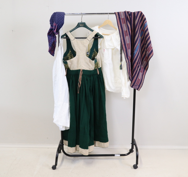 Häradsdräkt, 5 delar, textil, Vemmenhögs härad.