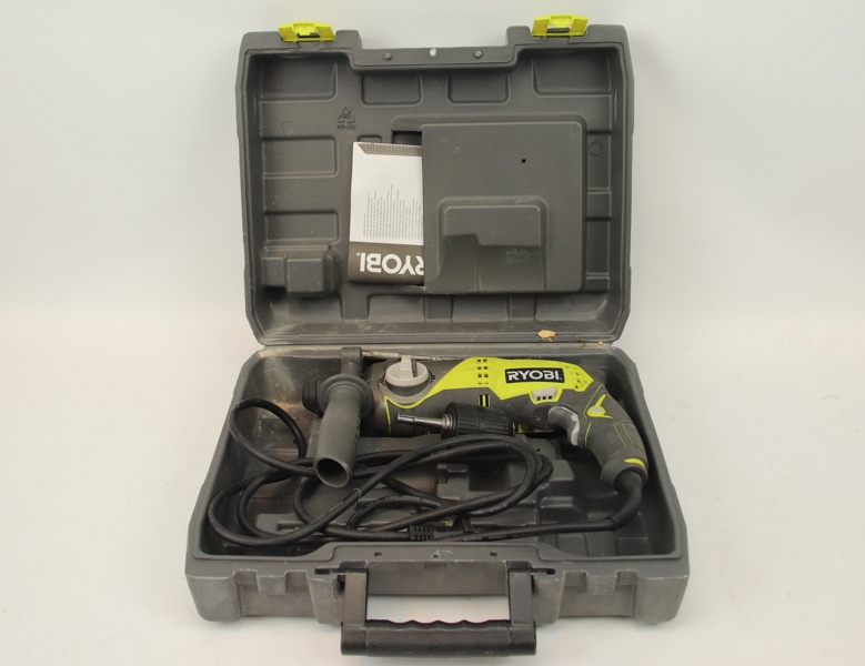Borrmaskin, Ryobi, i väska.