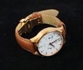 Armbandsur, Tusenö Göteborg, First 38, metall/skinn.