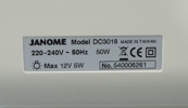 Symaskin, Janome Decor Computer DC3018.