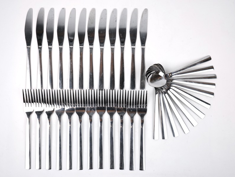 Bestickservis, 36 delar, rostfritt stål.