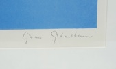 Göran Gidenstam, ''Blasieholmskajen'', litografi nr 113/250, signerad.