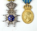 Medaljer, Svärdsordern och Sveriges Hemvärn, silver.