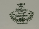 Servisdelar, 7 delar, porslin, "Grön Anna", Rörstrand.