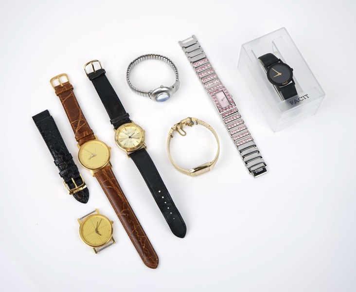 Armbandsur, 7 st, bl.a Seiko och Storm.