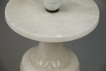 Bordslampor, 2 st, alabaster.