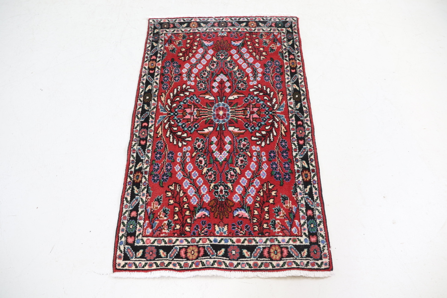 Matta, Hamadan, handknuten, ull.