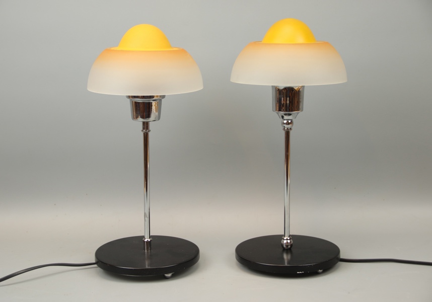 Bordslampor, 2 st, metall/glas, IKEA.