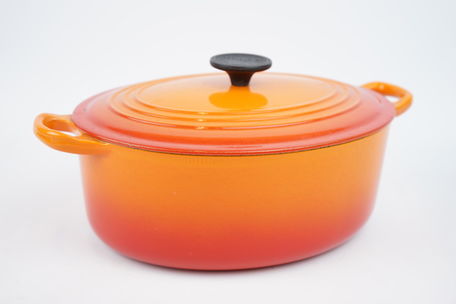 Stekgryta, emaljerad gjutjärn, Volcanic, Le Creuset.