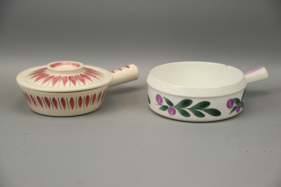 Karotter, 2 st, keramik, Jie Gantofta och Rörstrand.