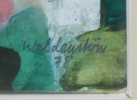 Johan Waldenström, "Från Bornholm", gouache, signerad, daterad 78.