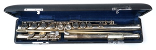 Tvärflöjt, Pearl No-96S, Japan, 1900-talets andra hälft.