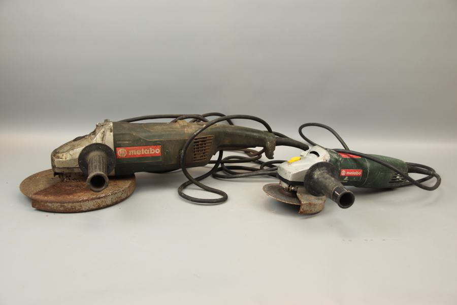 Vinkelslipar, 2 st, Metabo.