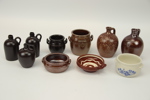 Miniatyrer, 10 st, keramik, bl.a Höganäs Keramik.