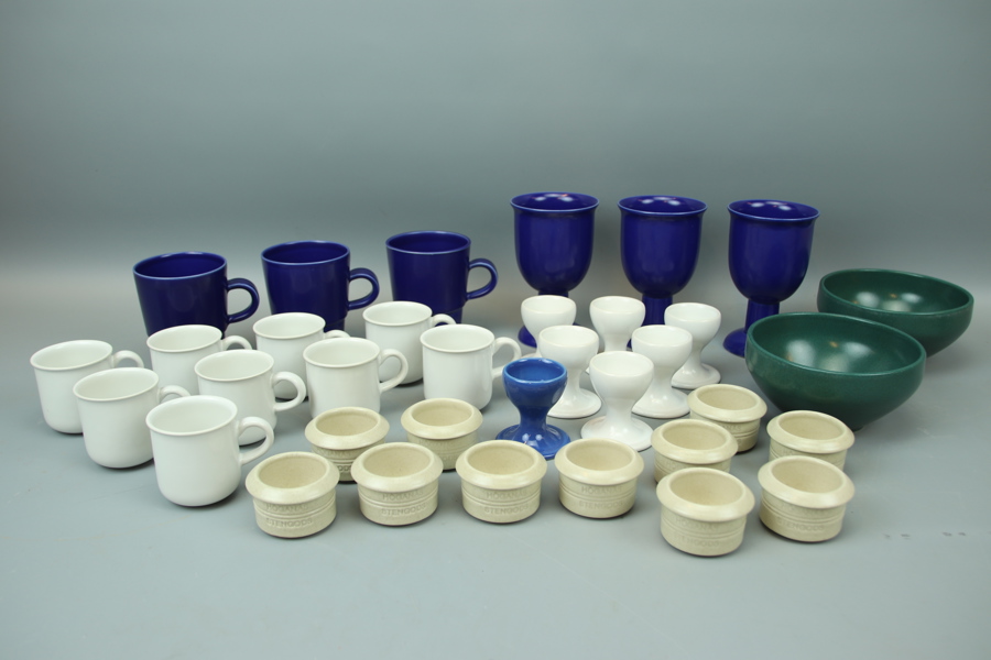 Höganäs Keramik, ett parti, stengods.