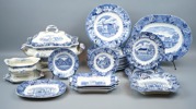 Servisdelar, 22 st, flintgods, ''Skåne'', Rörstrand.