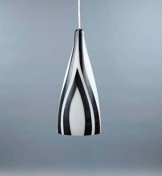 Taklampa, glas, ''Zero'', Tyringe.