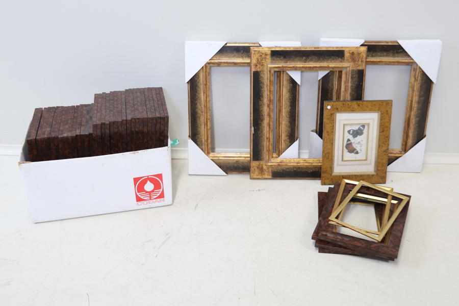 Ramar, ett parti, trä.