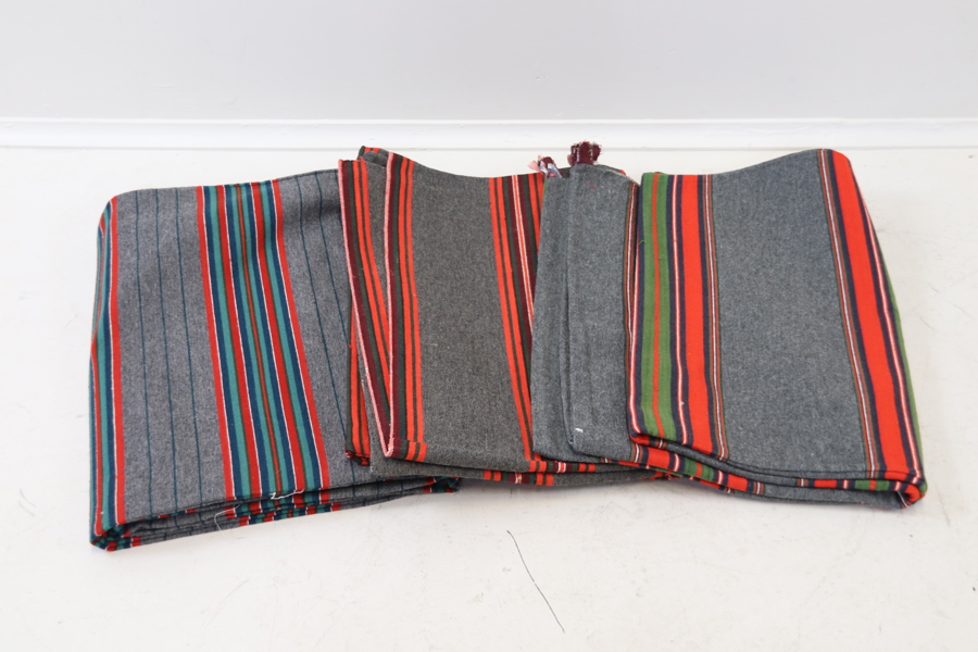 Täcken, 3 st, textil.