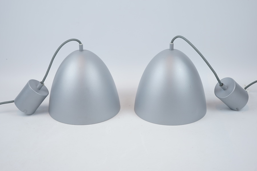 Taklampor, 2 st, metall.