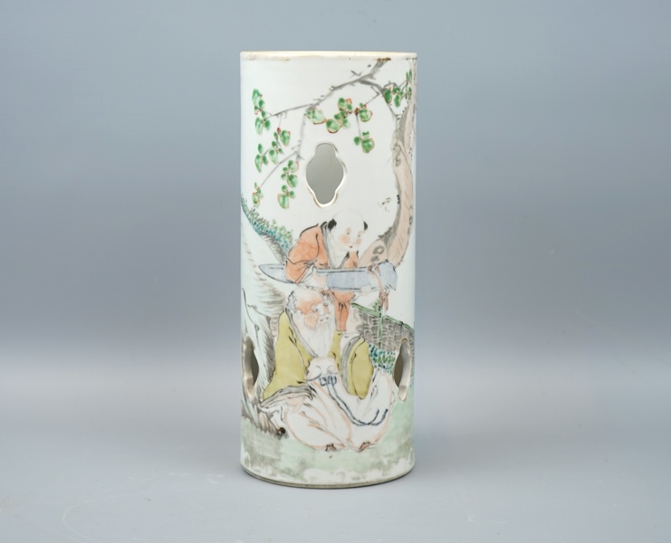 Perukvas, porslin, Kina.