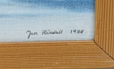 Jan Härstedt, olja på duk, signerad, 1988.