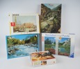 Pussel, 5 st, bl.a Ravensburger.