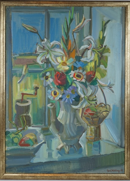 Gerhard Wihlborg, olja på duk, signerad, daterad -77.