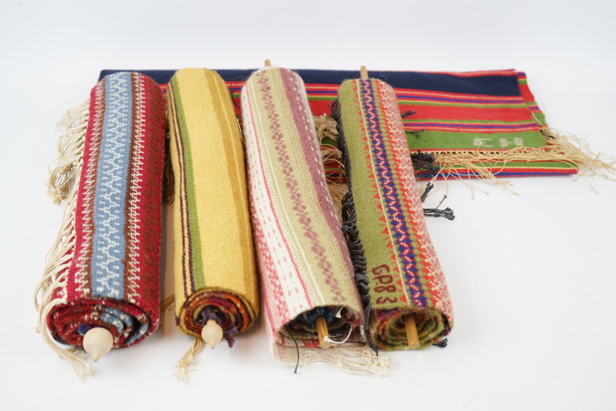 Allmogetextil, 5 delar.