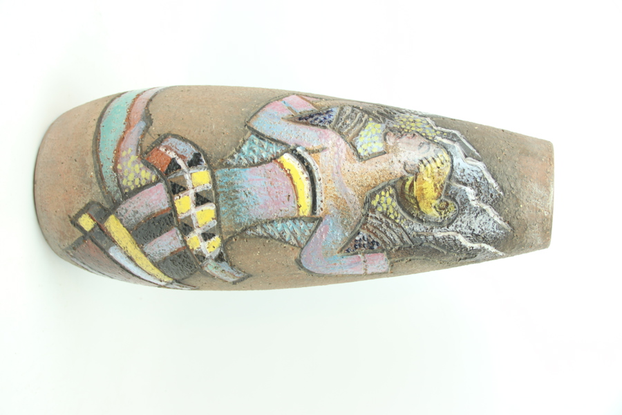 Marian Zawadzki, golvvas, keramik, Tilgmans, signerad, 1962.