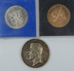 Minnesmynt, 8 st, 3 st silver 925.