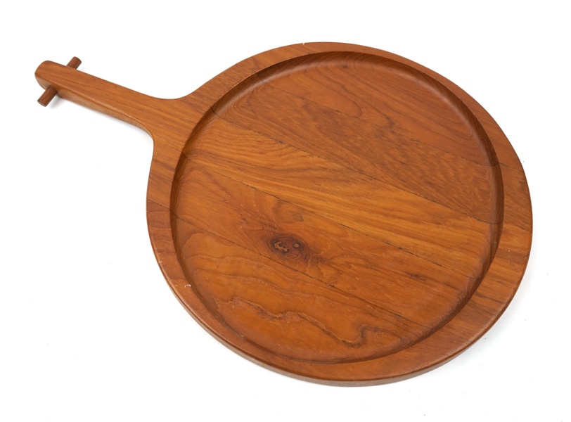 Serveringsbricka, teak, Söwe-Konst, Sövestad.